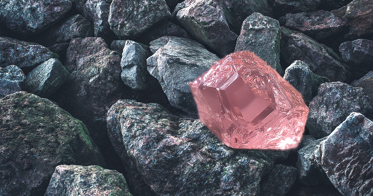 K vytvoření růžových diamantů je třeba postavit a zničit superkontinent